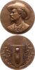 DICHTER UND SCHRIFTSTELLER Bronze-Medaille Mistral, Frédéric 1830-1914 o.J. -