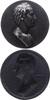 DICHTER UND SCHRIFTSTELLER Einseitige Eisen-Gussmedaille Schiller, Friedrich von 1759-1805 o.J. -