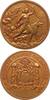 MONACO Vergoldete Bronze-Preismedaille Louis II. 1922-1949 o.J. (um 1930) -