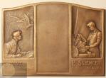 France Historical medal n.d. (ca. 1900) Navigation Aerienne by A. Morlon XF