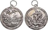 Noordelijke Nederlanden Historical medal 1650 Siege and failed attack on Amsterdam by D. van Riswyck - EXTREMELY RARE VARIETY VF/XF, old cast with loop.