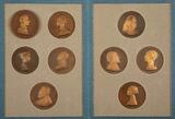 Koninkrijk der Nederlanden Historiepenning 1930 Album Ons Vorstenhuis serie van 24 penningen door J.J. van Goor MintState