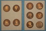 Koninkrijk der Nederlanden Historiepenning 1930 Album Ons Vorstenhuis serie van 24 penningen door J.J. van Goor MintState