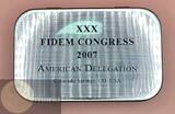 United States of America Historical Medal 2007 Passages to Reconstruction by Mashiko Nakashima- FIDEM - F.I.D.E.M. XF
