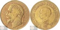 France Historical Medal Emperor Napoleon III and Louis-Napoléon, Prince Imperial by C.T. -