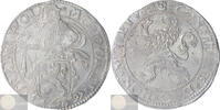 Republiek der Zeven Verenigde Nederlanden Leeuwendaalder Utrecht variant met kruis op de manen Ex. collectie Berkman en Coenen -