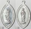 Belgisch-Congo / Belgian Congo Historiepenning Religious medal - Mary, mother of Jesus as Queen of Congo. -