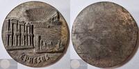 Greece Historical Medal Library, Street scene and Theatre of Ephesus -