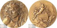 France Historical medal Music Prize Medal Apollo with lyre by C. Loudray -