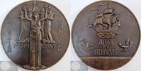 France Historical Medal Paris: Exposition Internationale Arts & Techniques by P. M. Dammann -