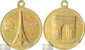 France Historical Medal Souvenir medal Eiffel Tower and Arc de Triomphe -