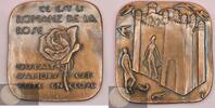 France Historical Medal Plaquette: Le Roman de la Rose by Andras Beck - G. de Lorris - J. de Meung -