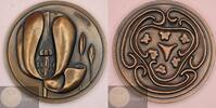 France Historical Medal Tulipe / The Tulip by Claude Lhoste - Mintage: 100 pcs. -