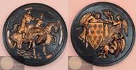 France Historical medal Philippe le Bel et Jeanne de Navarre - Mintage: 100 pcs. -