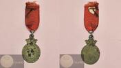 Koninkrijk der Nederlanden Historiepenning Draagpenning 25-Jarig Regeringsjubileum Koning Willem III -