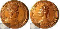 France Historical Medal Frederick I & Wierzchoslawa Ludmilla of Poland by Ferdinand de Saint-Urbain -