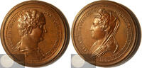 France Historical Medal Frederick IIII & Isabelle of Austria by Ferdinand de Saint-Urbain -