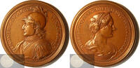 France Historical Medal Simon I & Adelaïde of Querfort by Ferdinand de Saint-Urbain -