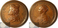 France Historical Medal Simon II & Ida of Vienna by Ferdinand de Saint-Urbain -