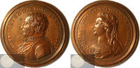 France Historical Medal Jean I & Sophie of Württemberg by Ferdinand de Saint-Urbain -
