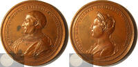 France Historical Medal Antoine of Vaudemont & Marie d’Harcourt by Ferdinand de Saint-Urbain -