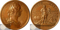 France Historical Medal The king as protector of the sciences and arts by Duvivier -