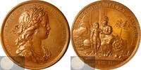 France Historical Medal Les Progrès du Roi by Roettiers & Le Blanc -