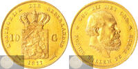 Nederland 10 gulden 1877 Willem III (1) About Uncirculated