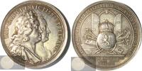 Austria / Holy Roman Empire Historical Medal Auf die böhmische Krönung Elisabeth Christine & Kaiser Karl VI 1.000 Jahr Prag -