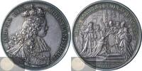 France Historical Medal Consecration of King Louis XV in Reims by Roettiers - RARE -