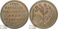 Groot-Britannië Farthing token Newcastle - Tobacconist John Davidson -