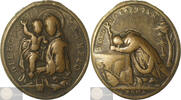 Papal States/Vatican Devotionalia - oval medal of the Carmellite Nuns -