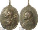 Papal States/Vatican  Oval medal - Devotionalia - St. Charles of Boromea