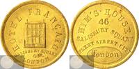 Great-Britain Historical Medal Token Hotel Francais & Him's House - Salisbury Square 46 London -