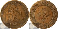 Belgium Historical Medal 2 Centimes 1876 - Engraved croix fleur de lysée on reverse -