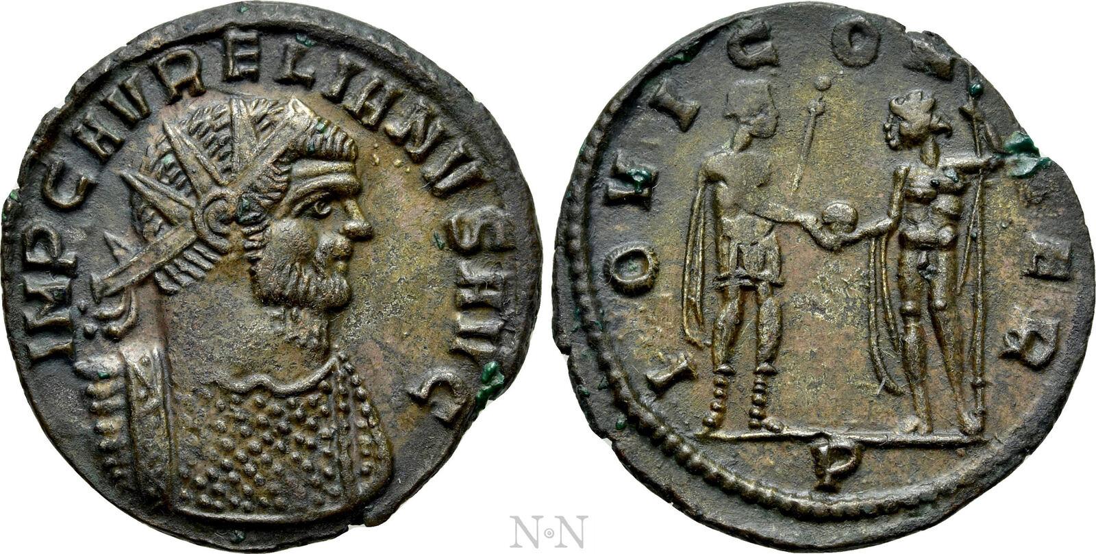 Römisches Kaiserreich AURELIAN (270275). Antoninianus. Serdica