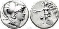 Griechen Tetradrachme PAMPHYLIA. Side. Tetradrachm (Circa 205-100 BC). Ak-, magistrate. -