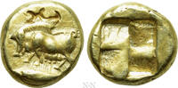 Griechen Hekte / 1/6 Stater MYSIA. Kyzikos. EL Hekte (Circa 550-450 BC). -