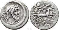Römische Republik Denar D. SILANUS L.F. Denarius (91 BC). Rome. -
