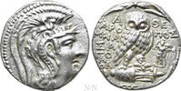 Griechen Tetradrachme ATTICA. Athens. Tetradrachm (95/4 BC). New Style Coinage. Aropos-, Mnasogo- and -