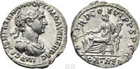 Römisches Kaiserreich Denar EXPRESSIVE MILITARY BUST OF TRAJAN -