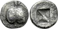 Griechen Hemiobol ATTICA. Athens. Hemiobol (Circa 545-525/15 BC). Wappenmünzen type.