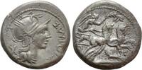 Römische Republik Denar M. CIPIUS M. F. Denarius (115-114 BC). Rome. -