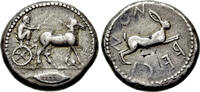 Griechen Tetradrachme BRUTTIUM. Rhegion. Anaxilas (Tyrant, circa 494/3-462/1 BC). Tetradrachm. -