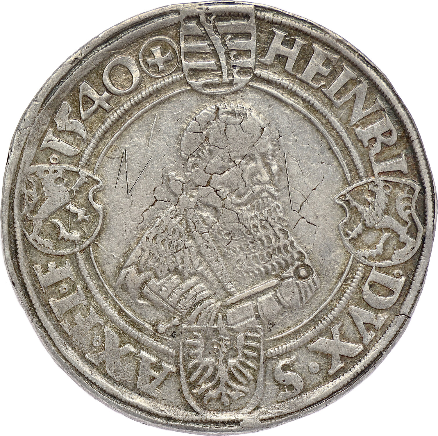 GERMAN STATES Taler 1540 Electorate of Saxony (Ernestinian Line) J