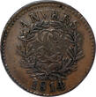 BELGIAN/FRENCH STATES 10 Centimes 1814 Siege of Antwerp - Louis XVIII - Arsenaal mint - low mintage (R1) ss+