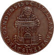 HABSBURG NETHERLANDS CU Jeton n.d. (c. 1718) County of Flanders - Charles VI vz+