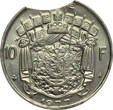 BELGIUM 10 Frank 1977 VL Boudewijn I - MINT ERROR / MISSLAG stgl-