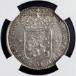 NETHERLANDS Halve Generaliteitsgulden (10S) 1757 Dutch Republic - States-General NGC AU 58