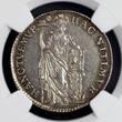 NETHERLANDS Halve Generaliteitsgulden (10S) 1757 Dutch Republic - States-General NGC AU 58